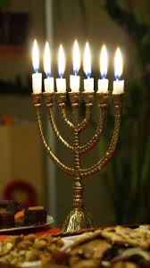 Chanukah: Significance of the Mezuzah on the right , Menorah on the left and tzitzis in the middle 