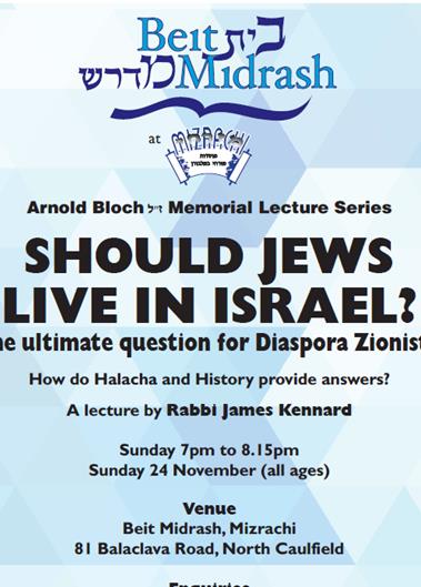 Should Jews Live in Israel?